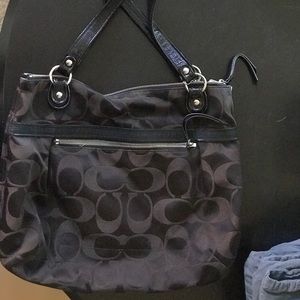 Black coach bag